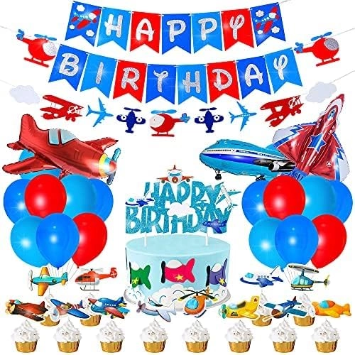 CL Airplane party decorations - Birthday