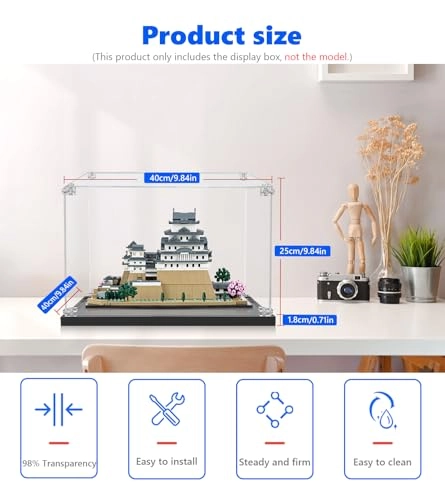 Acrylic Display Case for LEGO Architecture Castle Himeji 21060