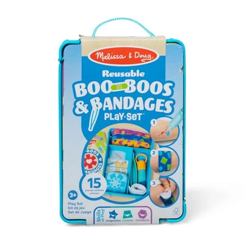 Boo-Boos & BandAges Reusable Play Set - 3+ 15 pieces