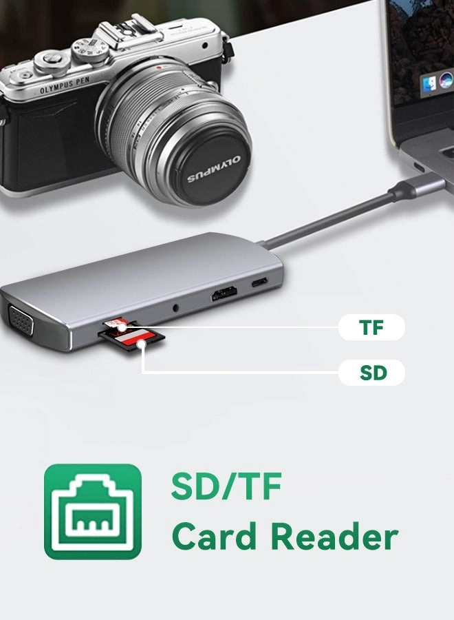 USB Hub - 4K HDMI 100W PD 5Gbps USB 3.0