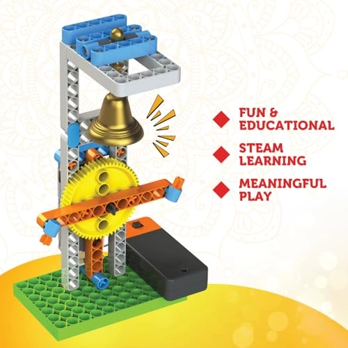 Aarti Construction Set - 5-in-1 75+ pcs Motorized for ages 8+