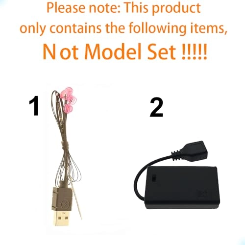LED Light Kit for LEGO Mini Orchid Building Blocks Model 10343 - Plastic 1