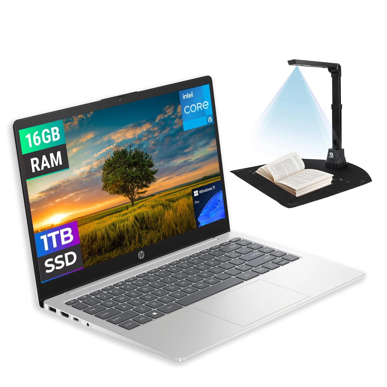 HP 14-EP0122NIA-8512 - 14'' i5-1335U 16GB DDR4 1TB SSD