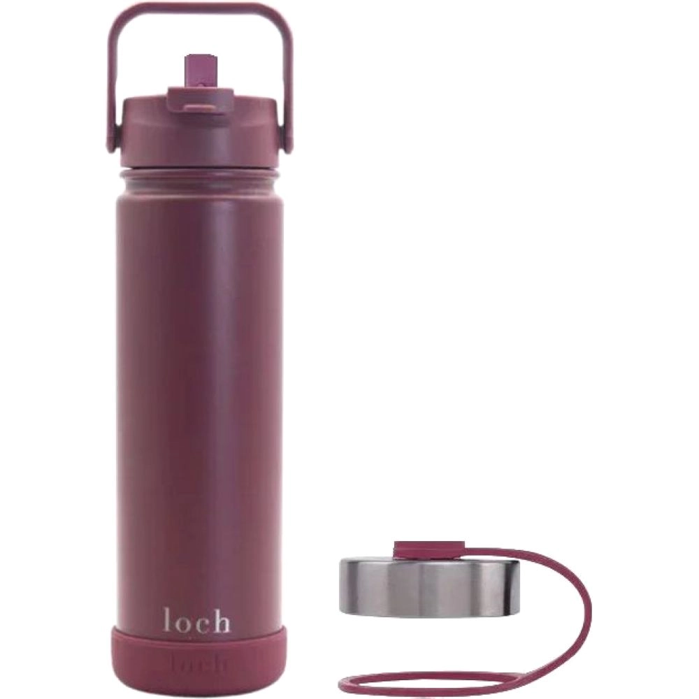 LOCH Insulated Bottle - 2-in1 Straw Lid 650 ml