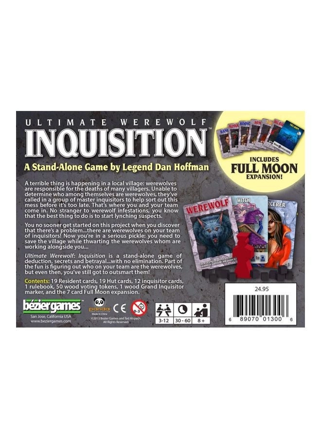 Ultimate Werewolf Inquisition - Card Game