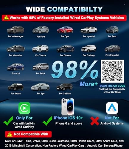 Wireless CarPlay Adapter - 2026 USBCTypeC Plug Play