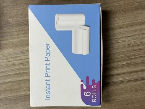 Instant Camera Refill Print Paper - 6 Rolls 2,2" x 1,1" (56 mm x 29 mm)