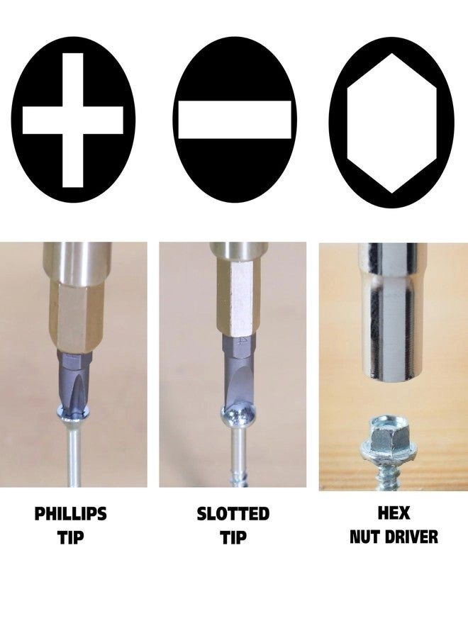 SD4BC Multi-Bit Screwdriver Set (6 Pcs)