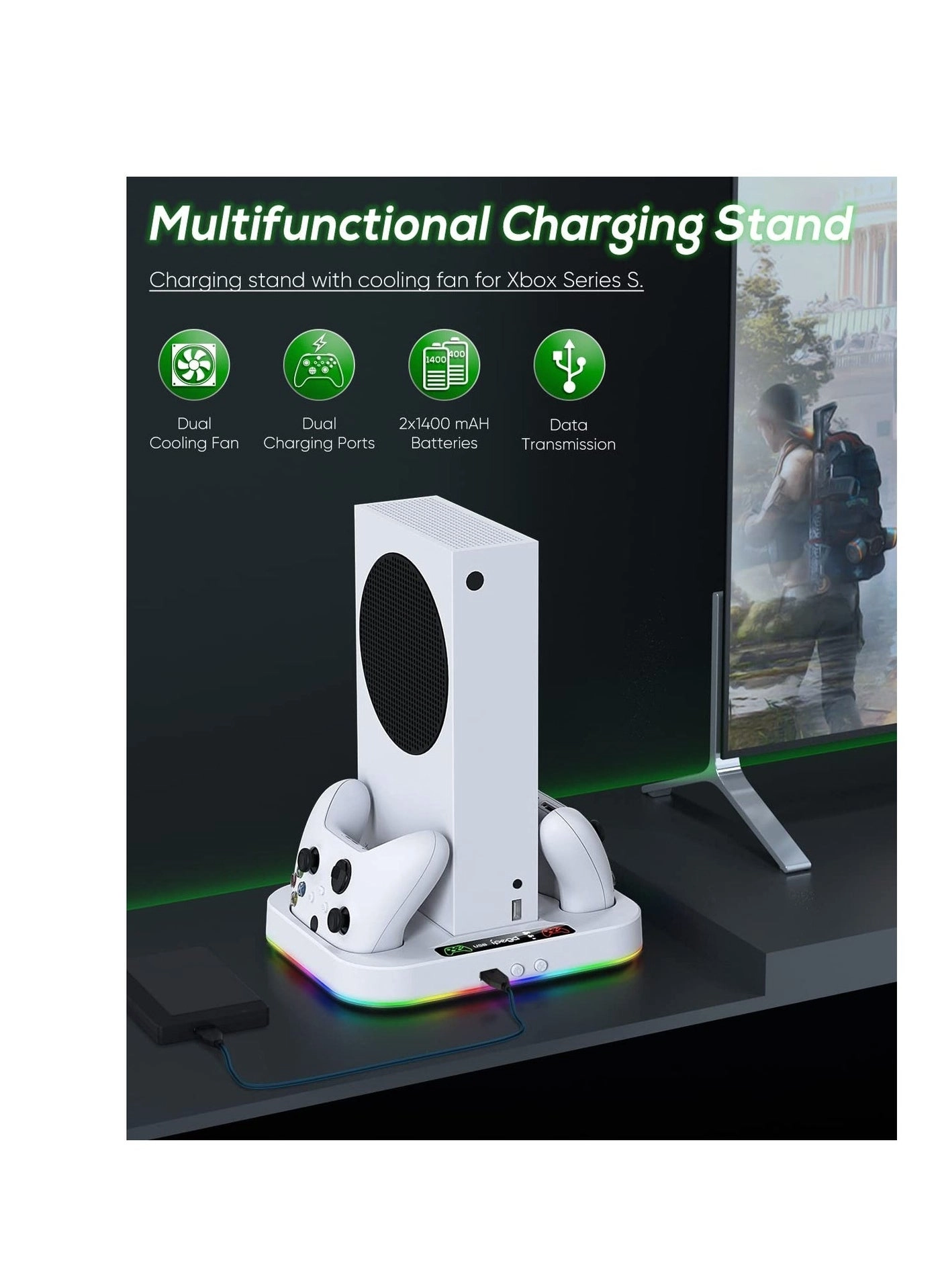 Cooling Fan Stand - Type-C Xbox Series S