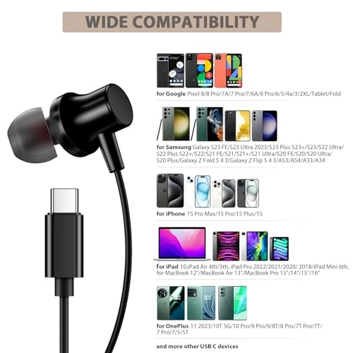 USB C Wired Earbud