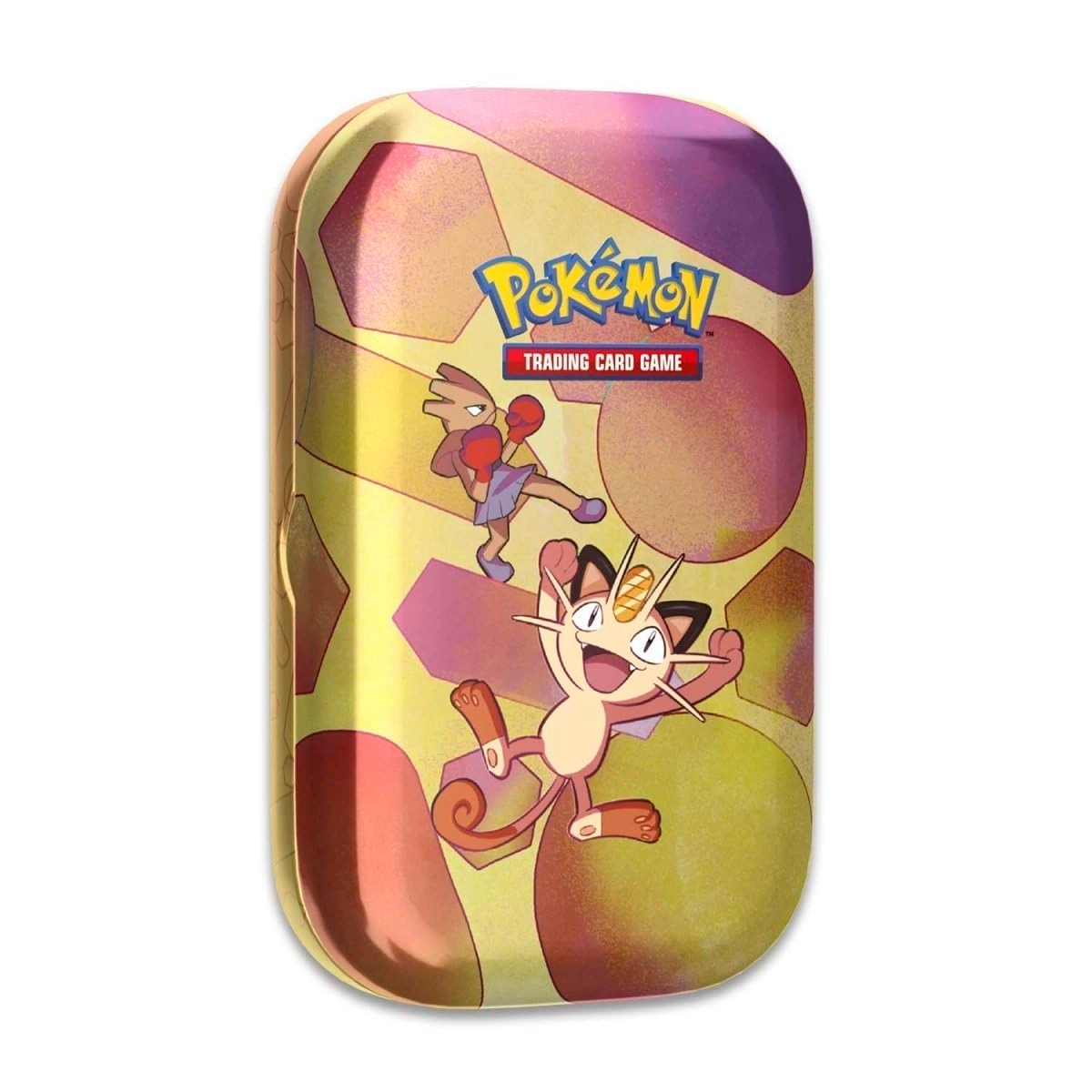 Pokémon Scarlet & Violet—151 Mini Tin - Meowth and Hitmonchan 2 Booster Packs