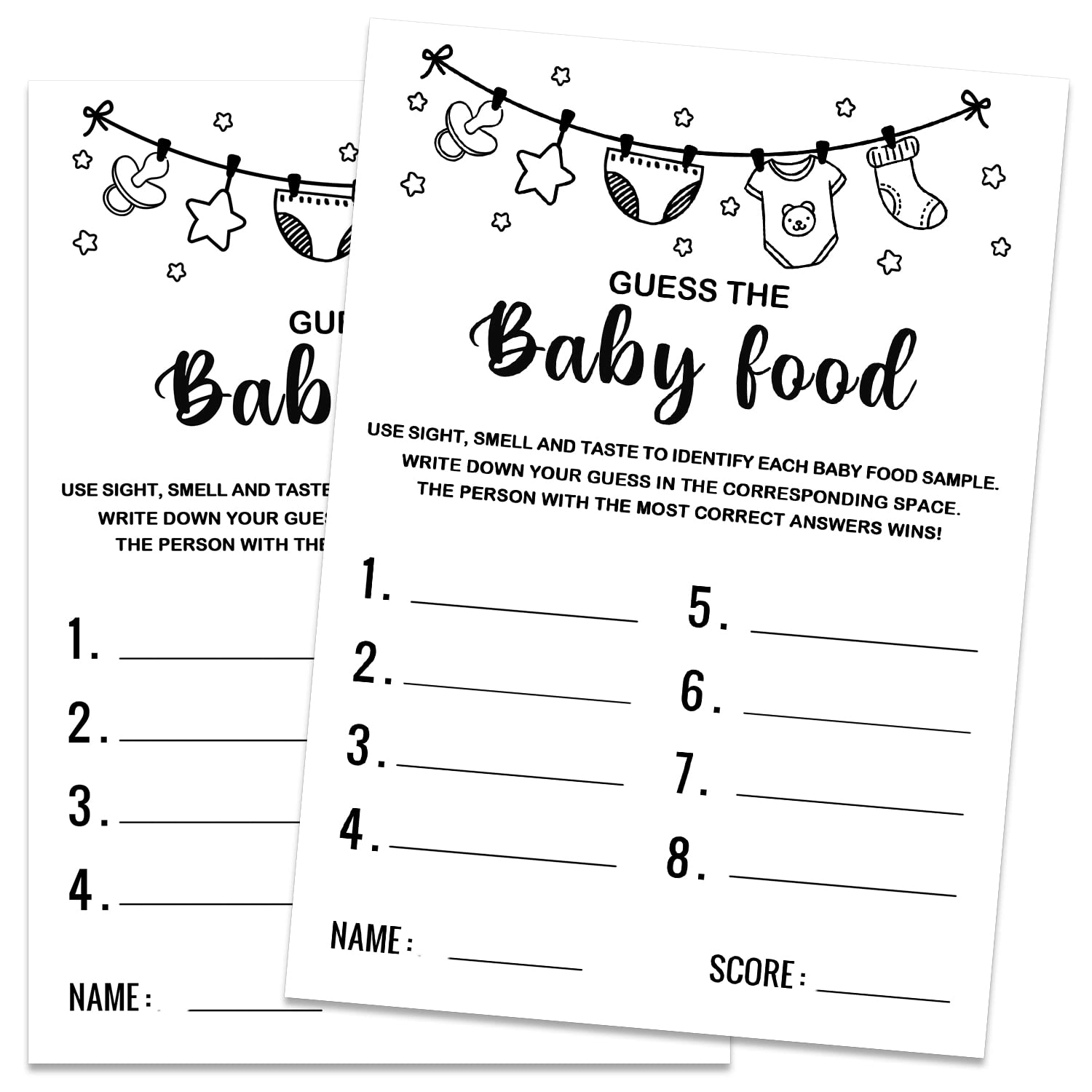 Baby Shower Game - Baby 30 piece(s)