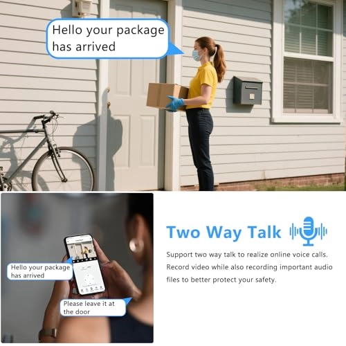 180 Degree Dual Lens Security IP Camera 1440p