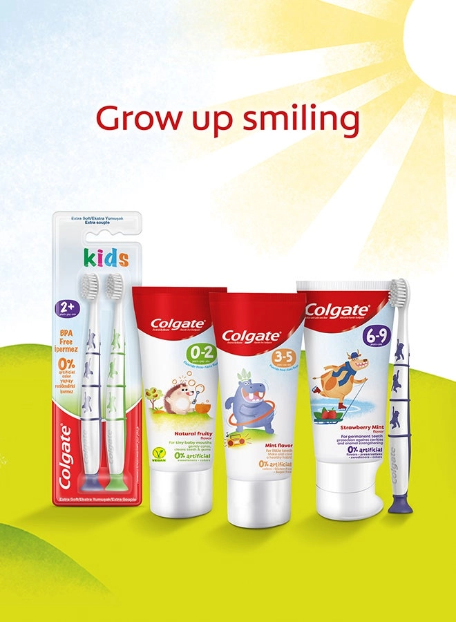 Kids Toothbrush - Extra Soft 2-Piece Pack