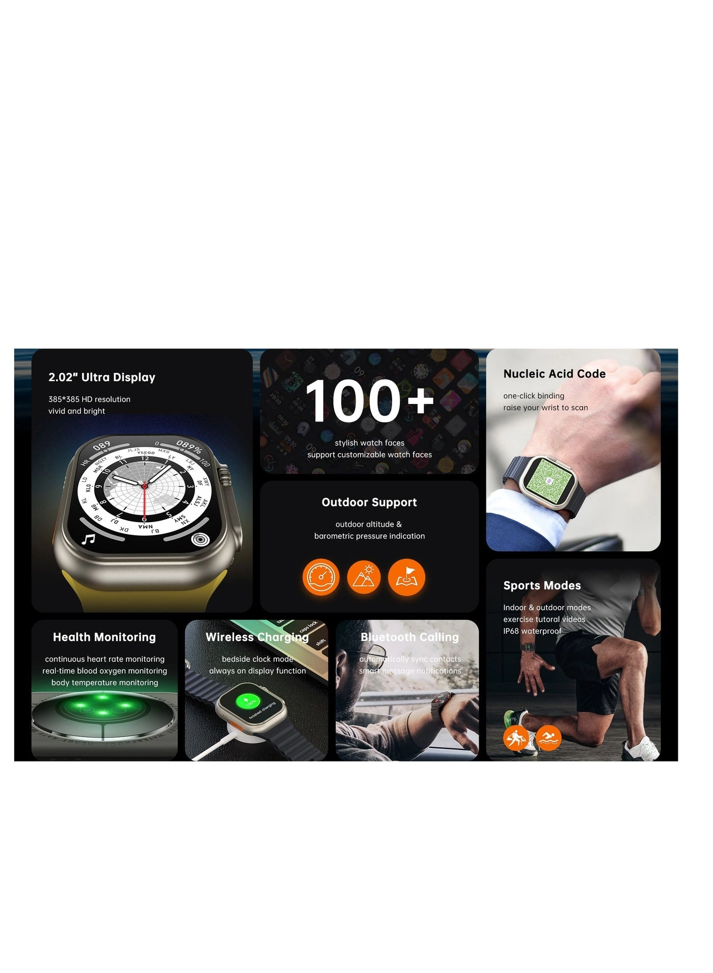 W800 Ultra 44.2mm Stainless Steel