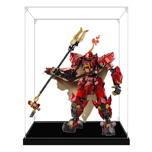 Acrylic Display Box for LEGO 71846 Flaming Knight Mech Model - Acrylic