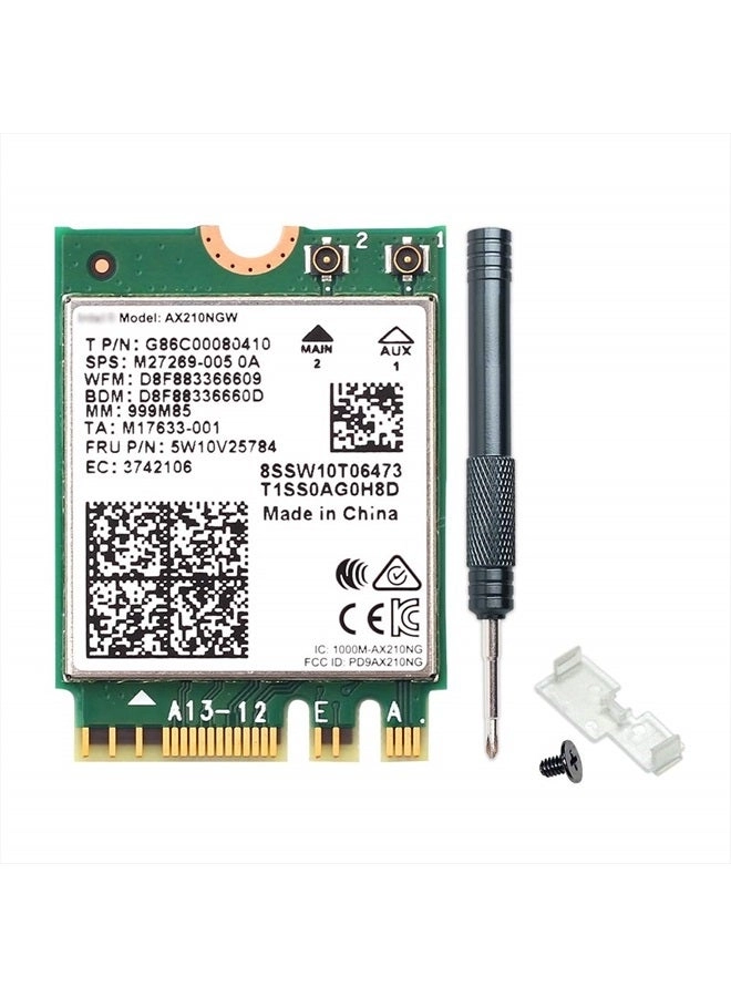 AX210NGW - Tri-Band M.2 2230 Wi-Fi 6E