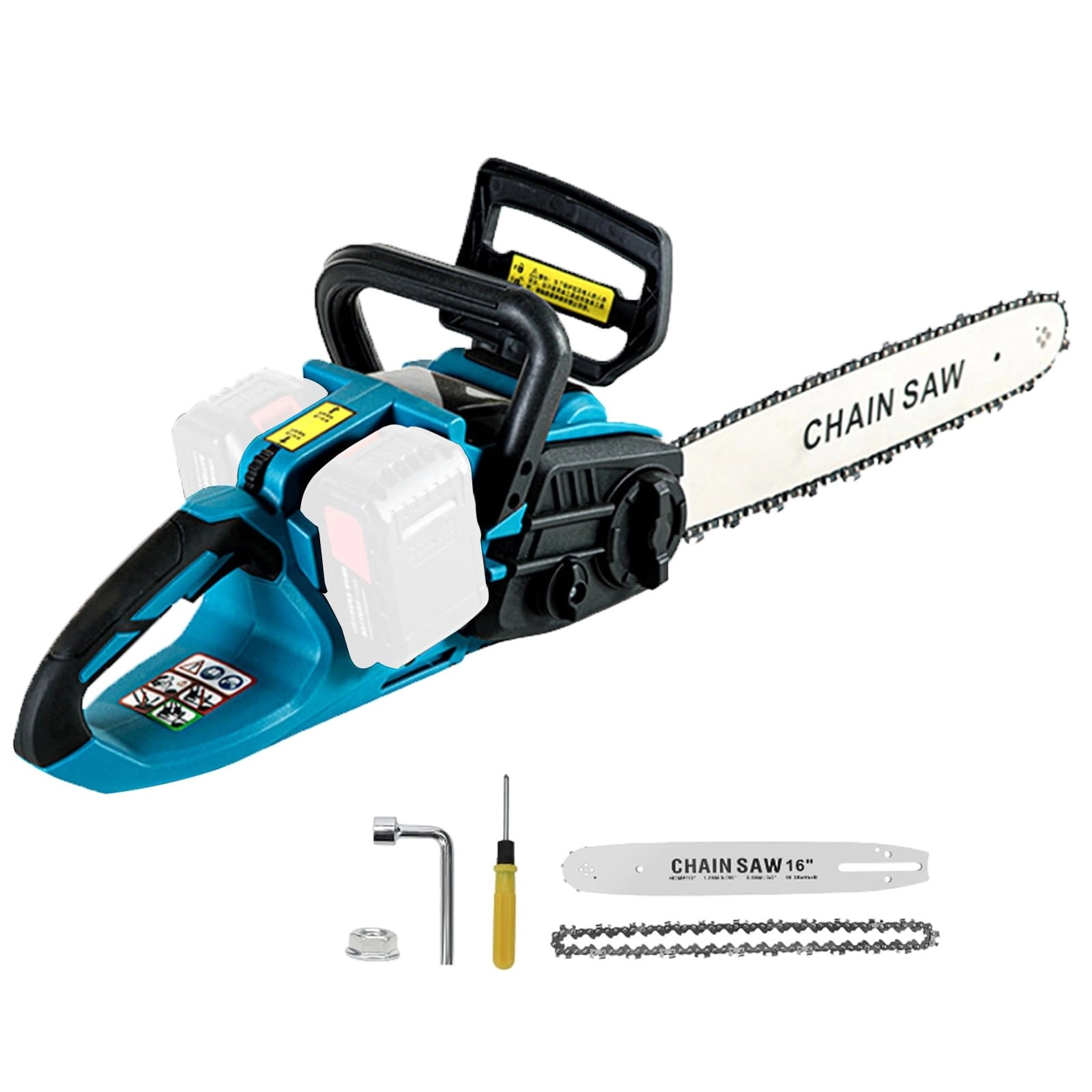 LIROPAU Cordless Chainsaw - 16 Inch Brushless