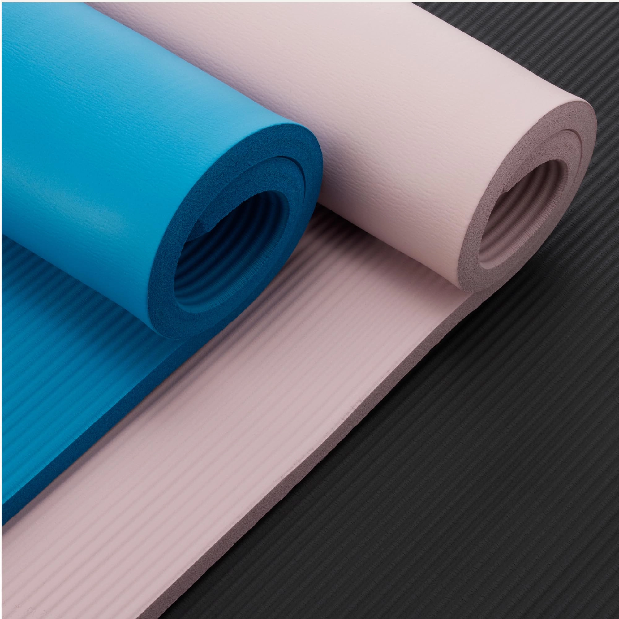 Extra Thick Exercise Yoga Mat - Foam 1-inch