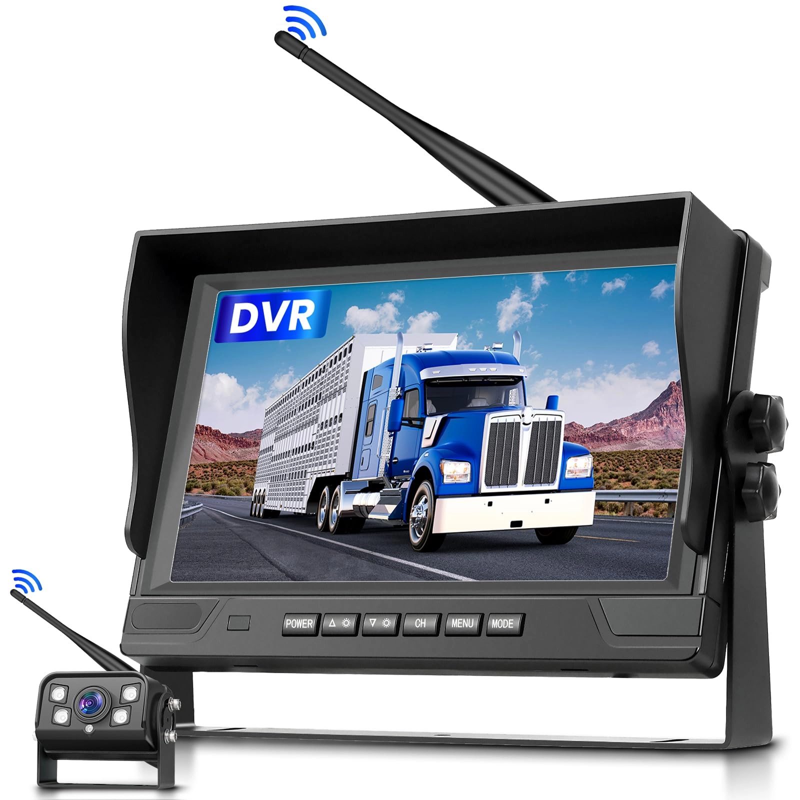 Wireless Digital Reversing Camera - Night Vision Wireless 1024X600