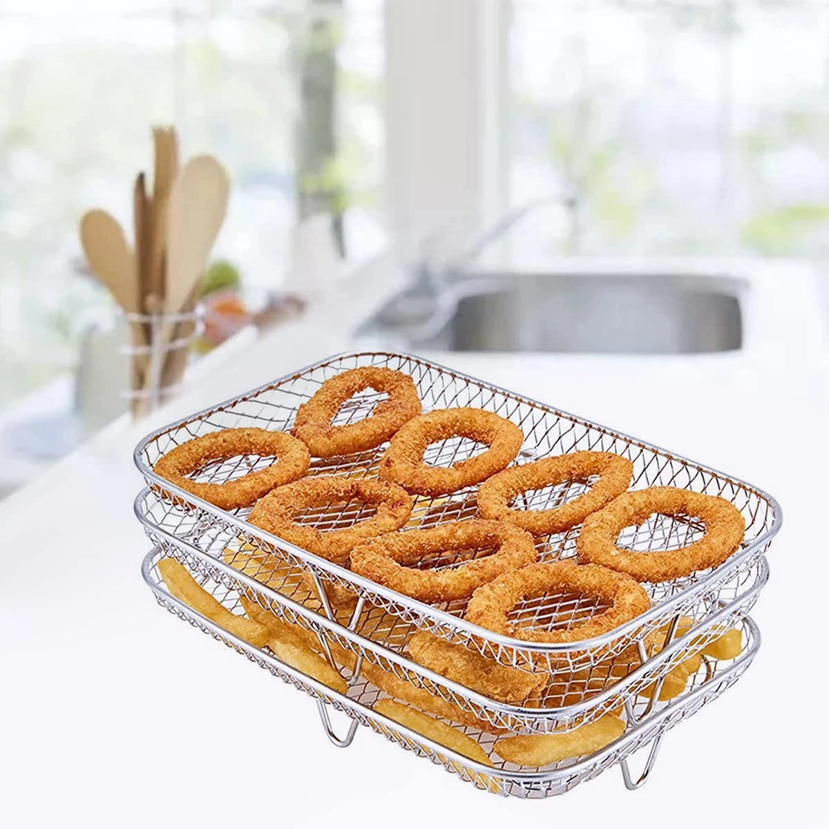 Air Fryer Rack - Stainless Steel 3pcs