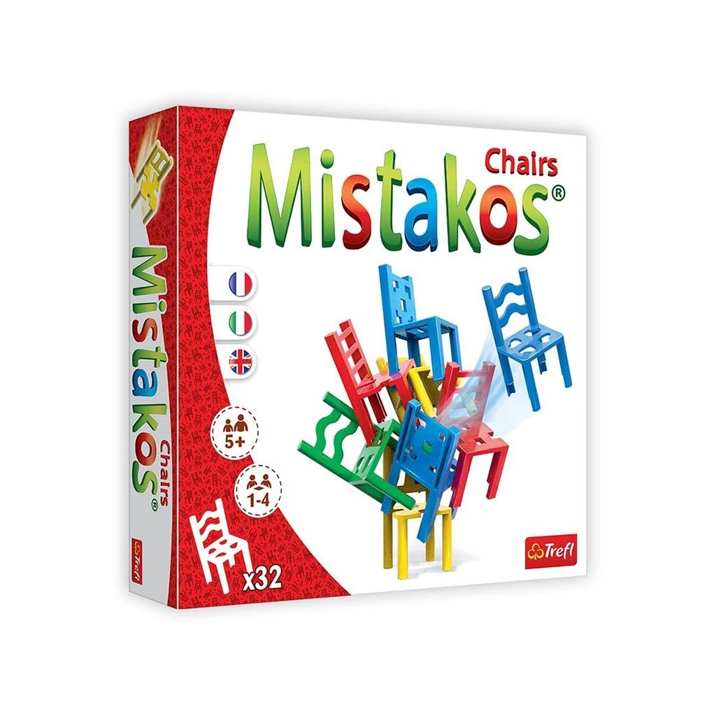Trefl Mistakos Sedie - English, French, Italian, Spanish 5 years and up 32 chairs