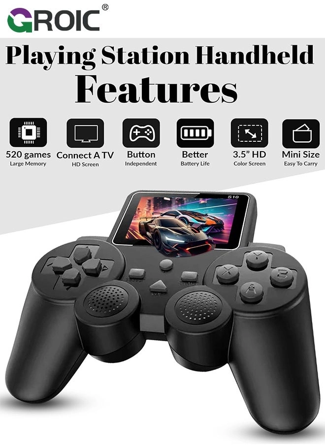 Handheld Gaming Console - 500 games 2.5 Inch Screen blue