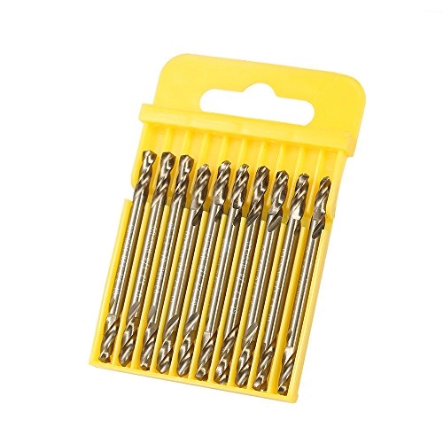 Drill Bits - 10pcs M35 HSS 1/8"