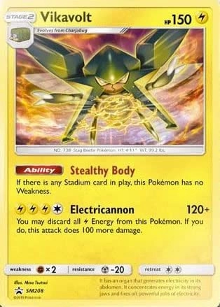 Pokémon Pokemon Vikavolt SM208 - English