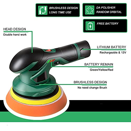 Rotary Polisher - Variable Speed 145mm Polishing Pad