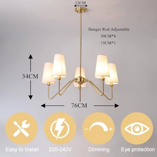 5-Light Pendant Light