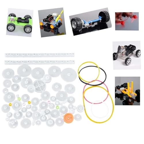 Plastic Gears Set - Erector Sets 75 pcs