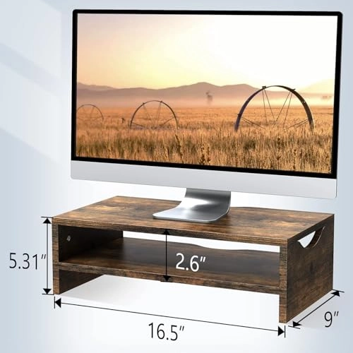 Monitor Stand Riser - 2-Tier 5.3 inches 44lbs