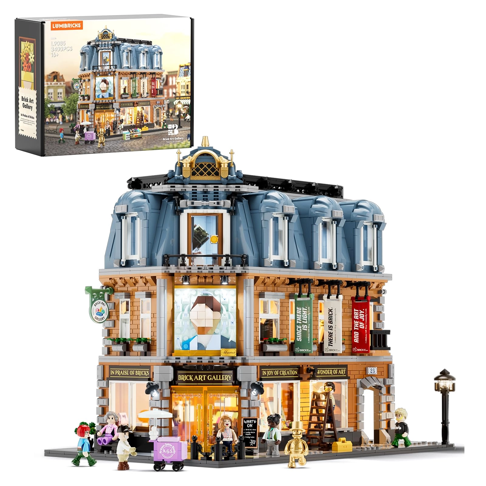 Lumibricks Brick Art Gallery - 3400 Pieces