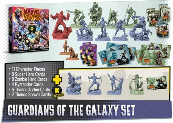 Marvel Zombies: Guardians of The Galaxy Set - KICKSTARTER EXCLUSIVE