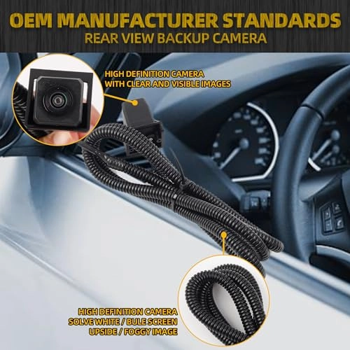 Spare Tire Mount Backup Camera - Night Vision Composite (RCA) High-Definition