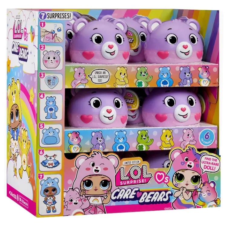 Loves Care Bears Tots - Surprise Unboxing Soft Felt Bear Mini