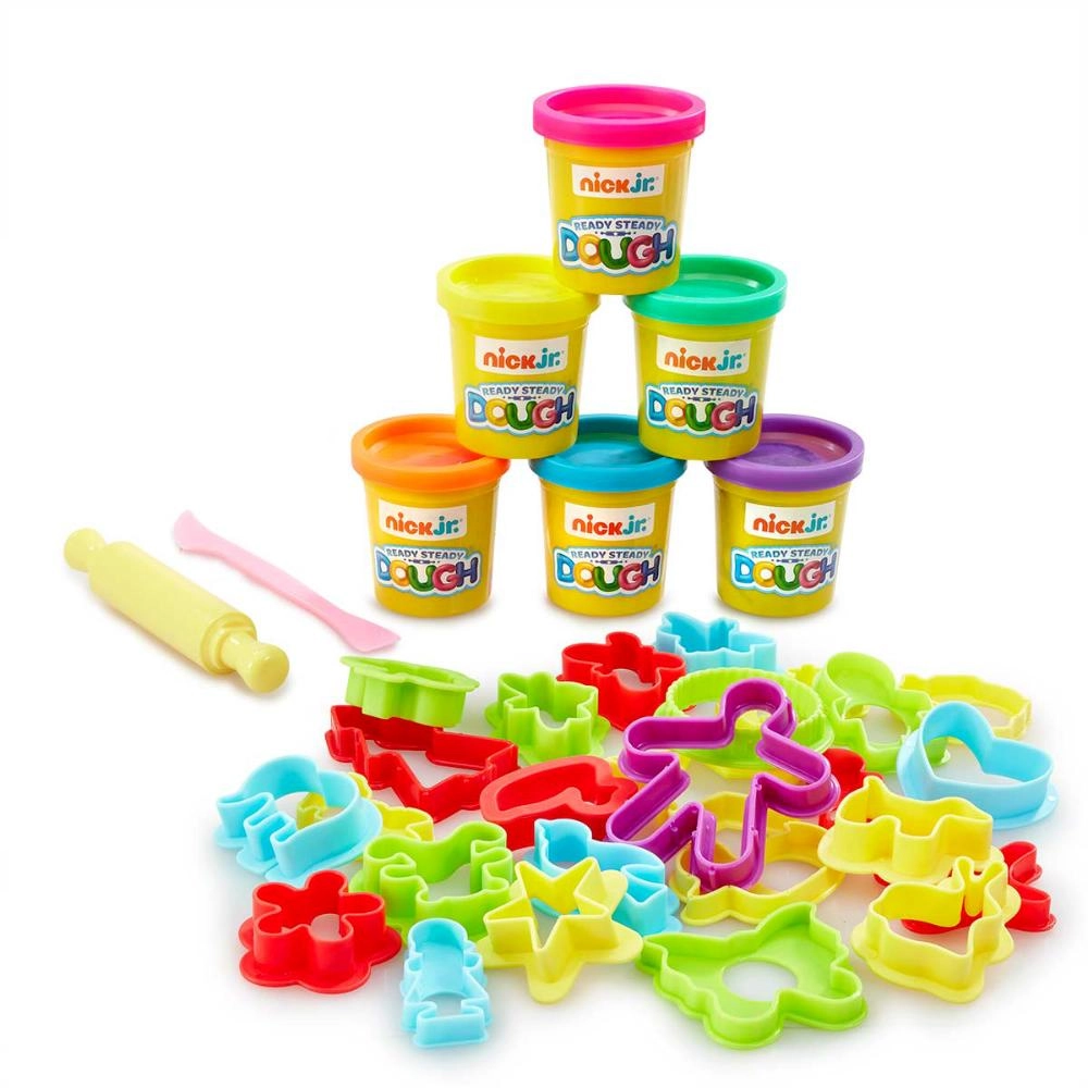 Colorful Play Dough Alphabet-themed Fun Set - Suitable for 3 Years & Above.