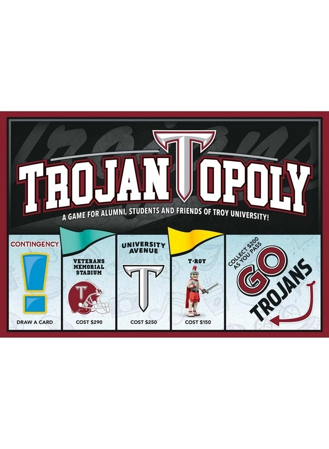 Late for the Sky Trojan-Opoly - Troy University Opoly-Style