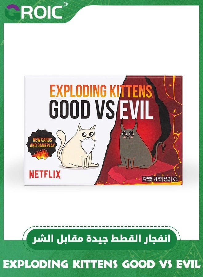 Exploding Kittens Good vs Evil - Card Game