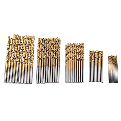 Spiral Drill - fast work steel 50 Pieces 1mm 1.5mm 2mm 2.5mm 3mm