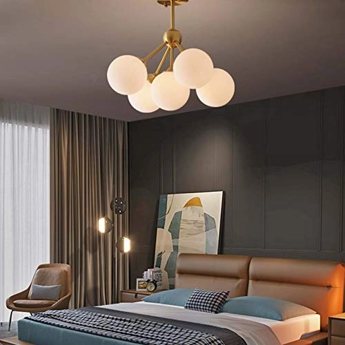 G9 Magic Bean Ceiling Light - Copper-colored and cognac-colored glass 5