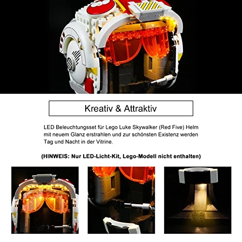 LED Light Set for Lego Luke Skywalker Helmet
