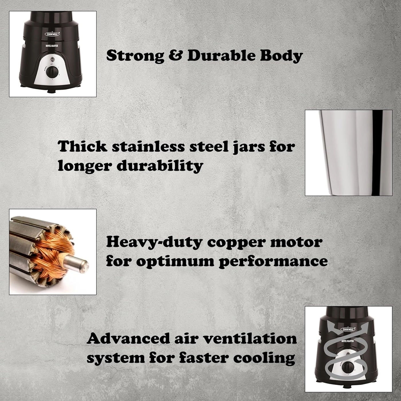 Commercial Mixer Grinder - 1500 Watt