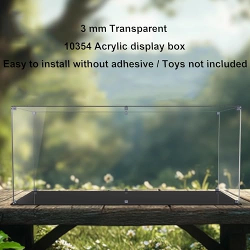 Acrylic Display Case for LEGO Char Block Model 10354