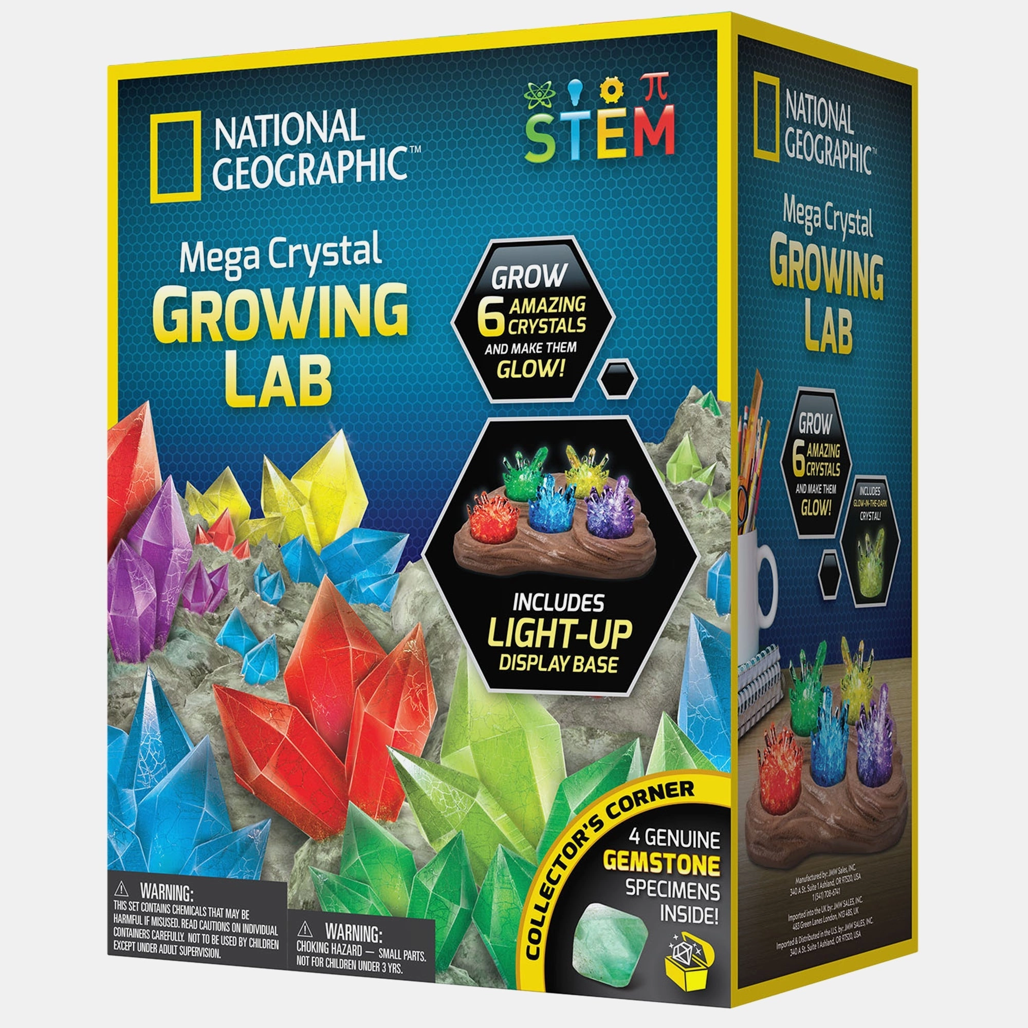 National Geographic Mega Crystal Growing Lab Kit - 6 STEM