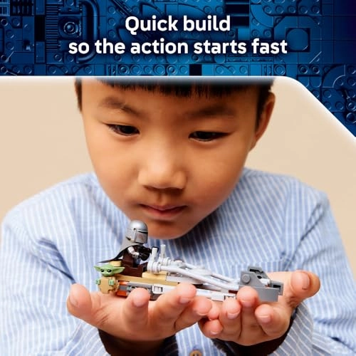 Star Wars The Mandalorian & Grogu’s Speeder Bike (75436)