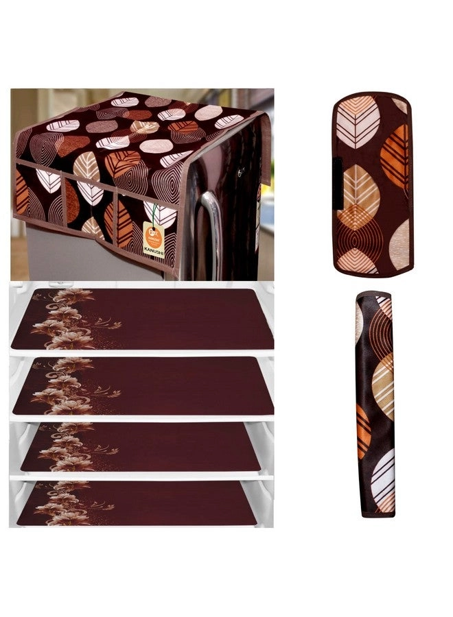 Fridge Top Cover + Handle Cover + Fridge Mat