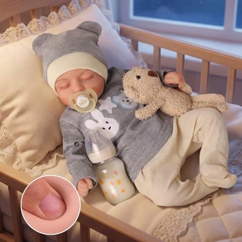 Tero Reborn Baby Doll - 17 Inch Vinyl Cotton Ages 3+