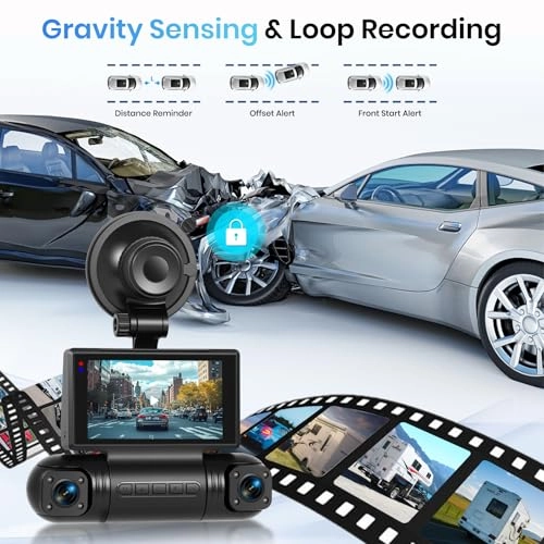 Car Dashcam - 2K 3x1080P